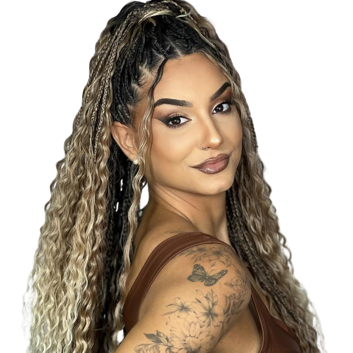 WowGlama Tight Curly 100% Premium Biofibre Crochet Hair Bundles
