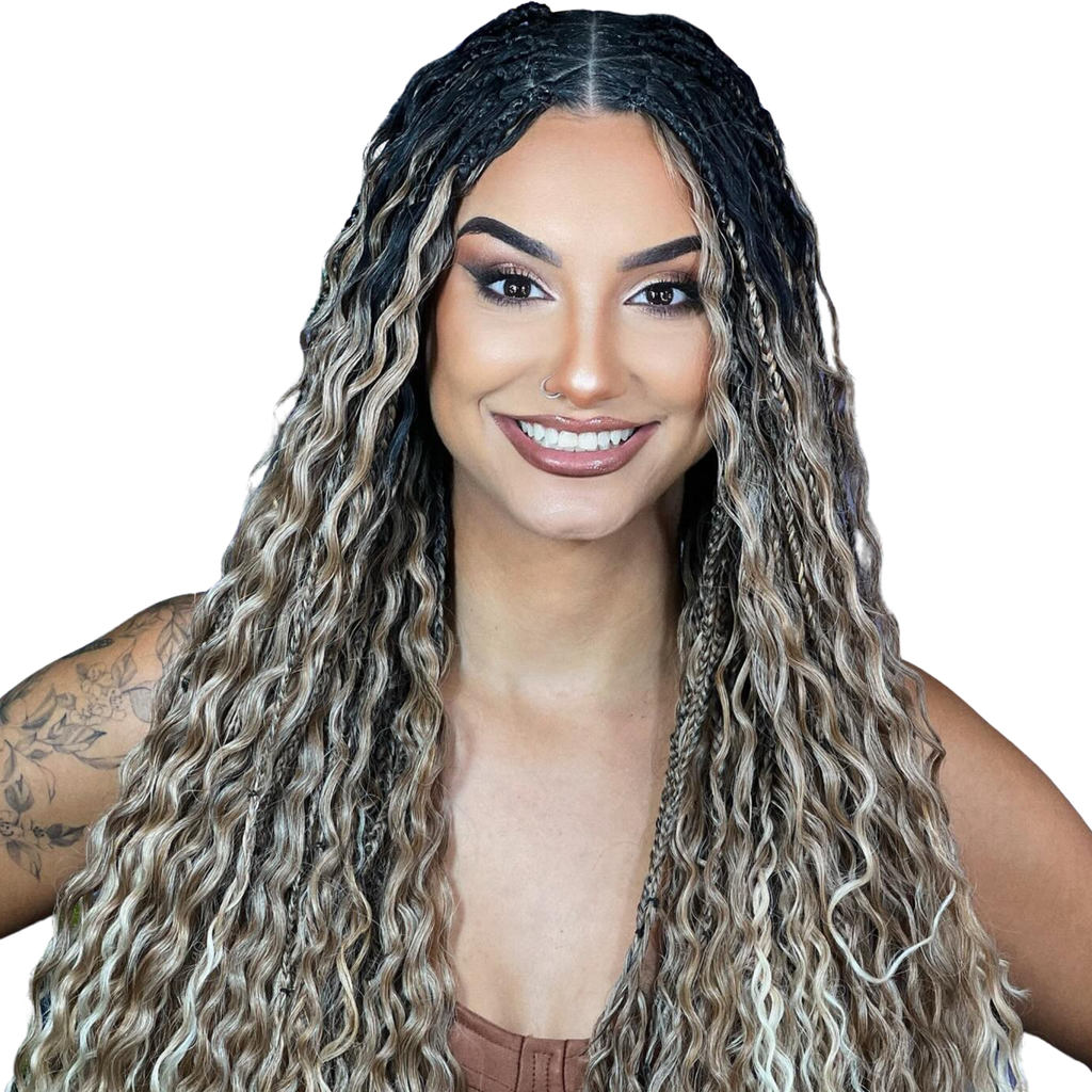 22" Ariel Curl Synthetic Crochet Hair Extensions,  4 bundles