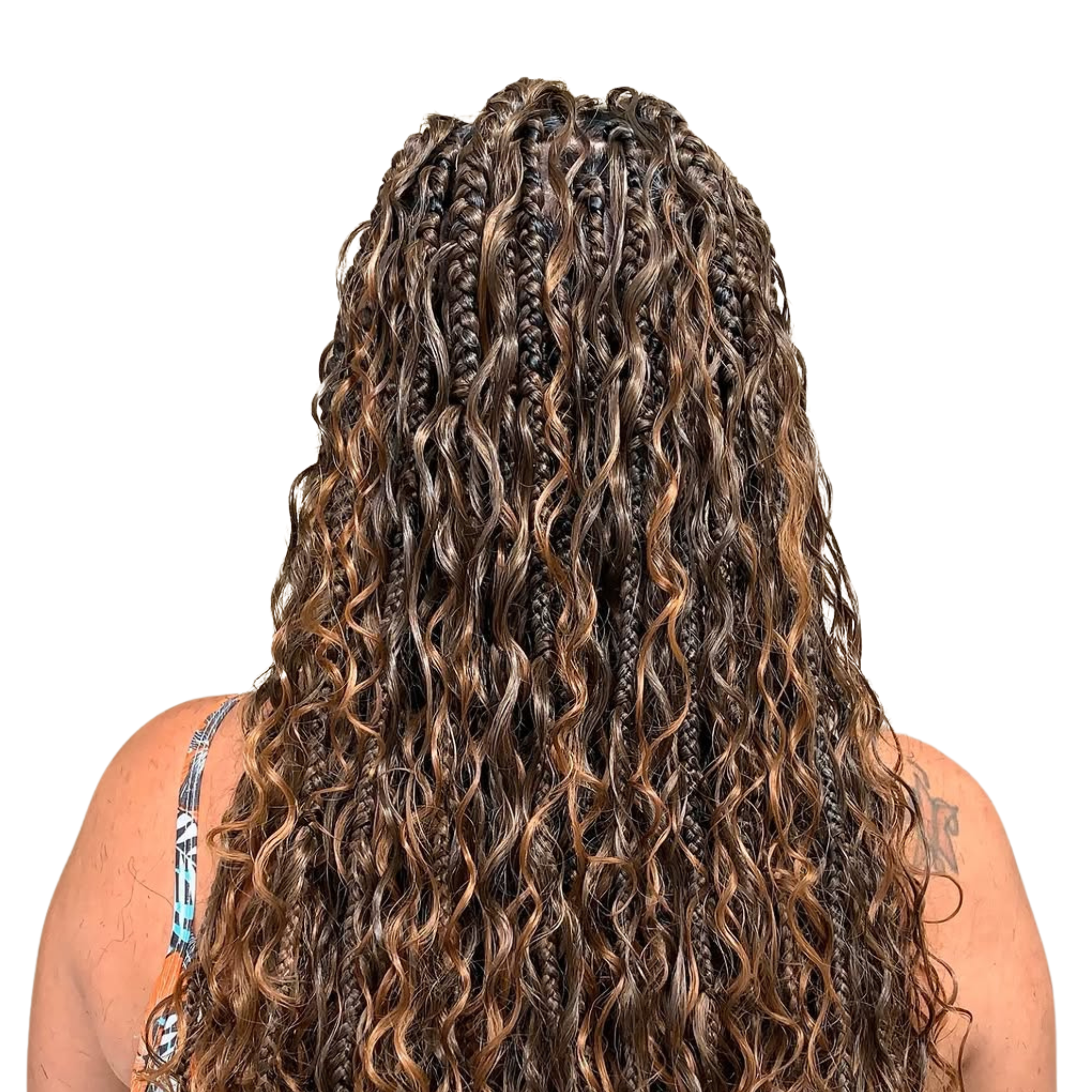 22" Ariel Curl Synthetic Crochet Hair Extensions,  4 bundles