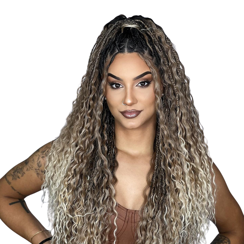 WowGlama Tight Curly 100% Premium Biofibre Crochet Hair Bundles