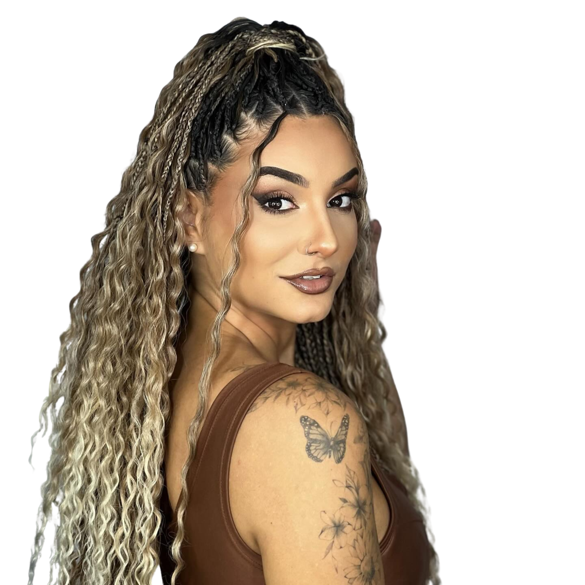 WowGlama Tight Curly 100% Premium Biofibre Crochet Hair Bundles