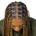 Boho Braids Installation/ Feather Crochet / Miracle Knot , £35 Deposit today, £120 Full price including (Hair Not Included))