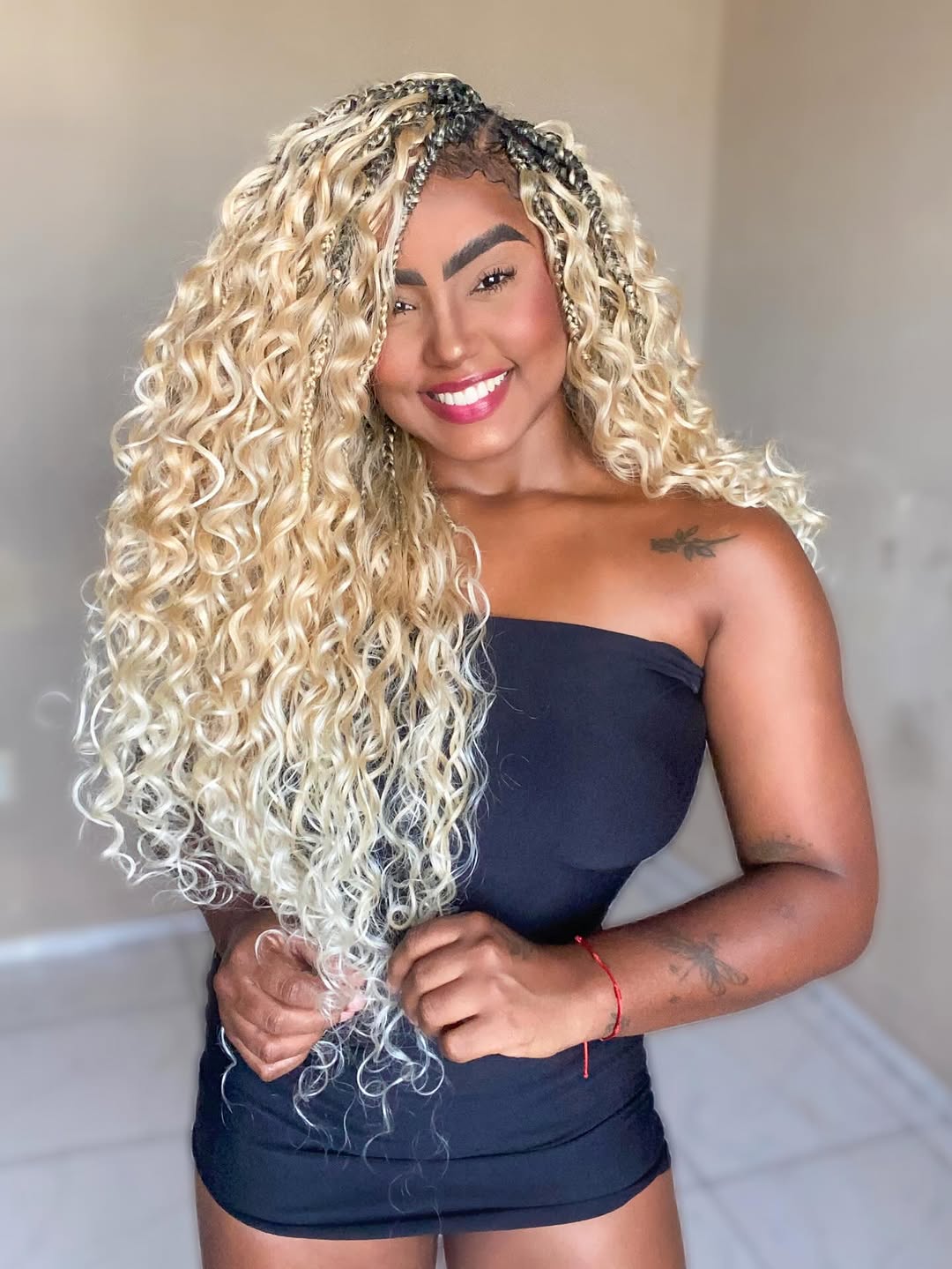 22" Jessica Curl Synthetic Crochet Hair Extensions,  4 bundles