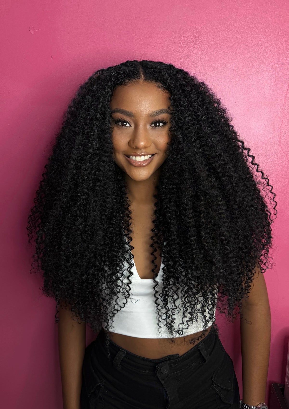 Wow Glama, Baliana, Tight Curly, Biofibre Hair Extension