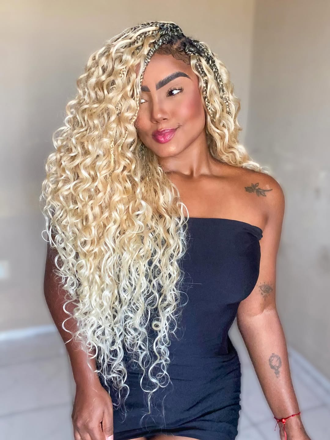 22" Jessica Curl Synthetic Crochet Hair Extensions,  4 bundles