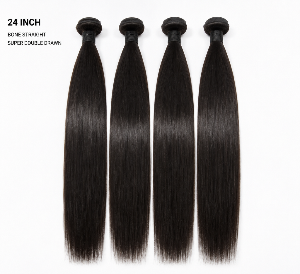 Supper Double Drawn Human Hair Bundles