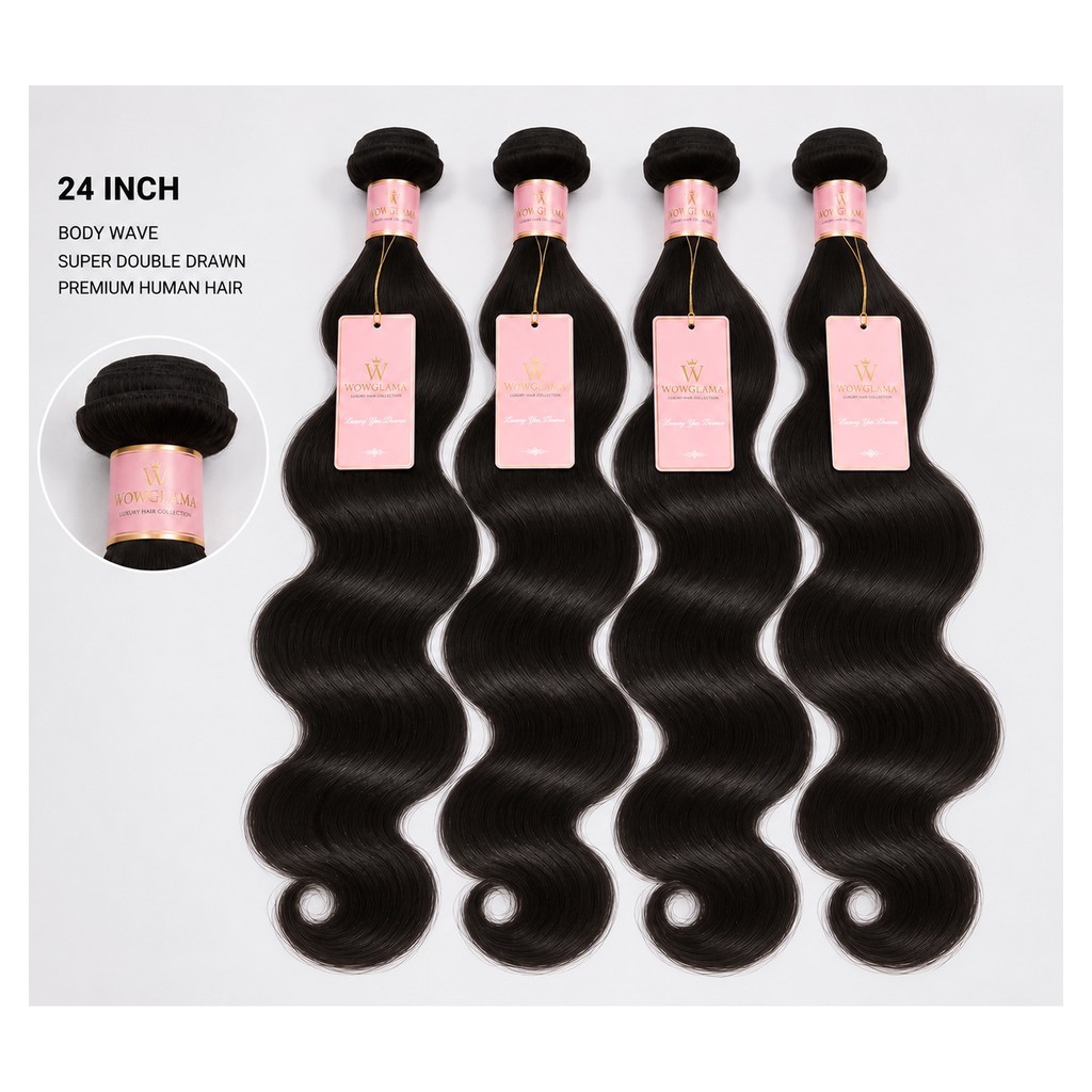 SDD (Supper Double Drawn) Human Hair Bundles, Body Wave