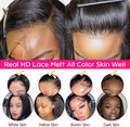 13 * 4 Lace Frontal, 20" HD, Raw Human Hair, Transparent Lace, 15A Grade Human Hair, Straight