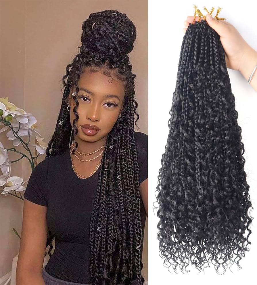 7 packs of 20" River Box, 24 Strands per Bundles, Synthetic Crochet Hair Extensions