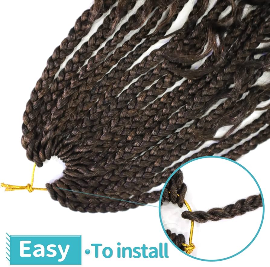 7 packs of 20" River Box, 24 Strands per Bundles, Synthetic Crochet Hair Extensions
