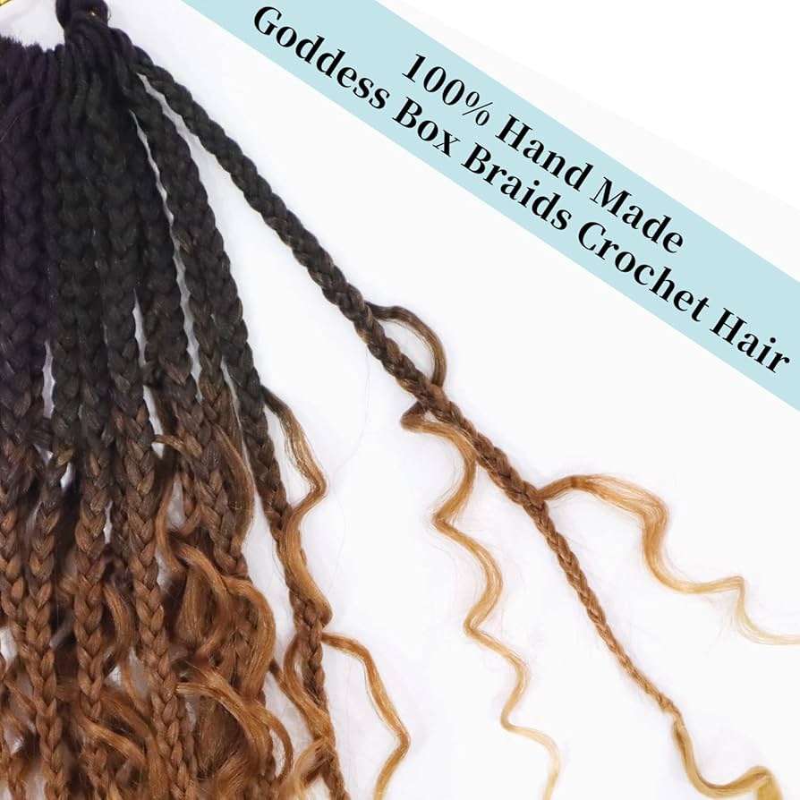 7 packs of 20" River Box, 24 Strands per Bundles, Synthetic Crochet Hair Extensions