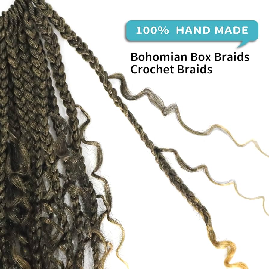 7 packs of 20" River Box, 24 Strands per Bundles, Synthetic Crochet Hair Extensions